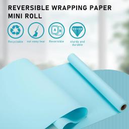 Papel Kraft, 100% Material Reciclado, Adequado para Embalagem de Presente, Moving Art Craft Shipping Floor Covering Wall, Azul, Ideal para Embrulho - Image 5