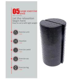 Rolo de espuma Eva para ioga e pilates, 30cm, 1 peça, 1 peça, equipamentos de ginástica, balancete, com massagem de ponto flutuante - Image 5