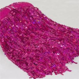 Franja De Vestido De Franja De Lantejoulas, Trajes DIY, Franja De Costura, Personalizado, 60cm De Largura, 10 Jardas De Comprimento, 70 + Cores - Image 4