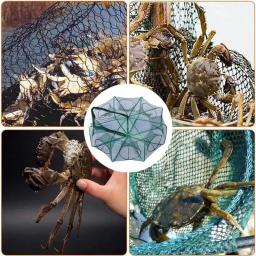 Rede de pesca dobrável para peixes pequenos, armadilha de peixes portátil e multifuncional, captura de camarão e lagostins - Image 5
