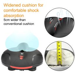 Almofada do assento de bicicleta confortável Bola absorvente de choque duplo Espuma de memória impermeável Almofada do assento de bicicleta larga - Image 4