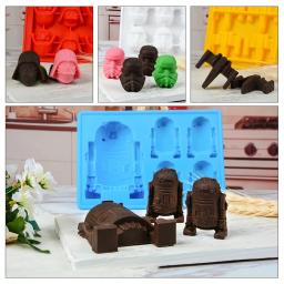 3D Cartoon Silicone Mold para cozimento, Ice Cube Sabonetes, Forma de gesso, Molde de gesso para Star War Fãs, Chocolate, Gummy, Candy, Jello - Image 3
