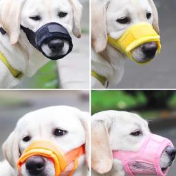 Focinho de cão respirável macio, Anti-morder e Anti-latido, Alças ajustáveis, Ajuste personalizado, Seguro Pet Boca Capa - Image 2