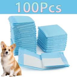 Almofadas de urina descartáveis para cães, fraldas altamente absorventes, pet cage pads, potty treinamento, cachorro, 50 pcs, 100pcs - Image 1