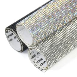 Auto-adesivo de cristal strass diamante fita decoração diy adesivo com strass para artes artesanato diy decoração do telefone do carro - Image 2