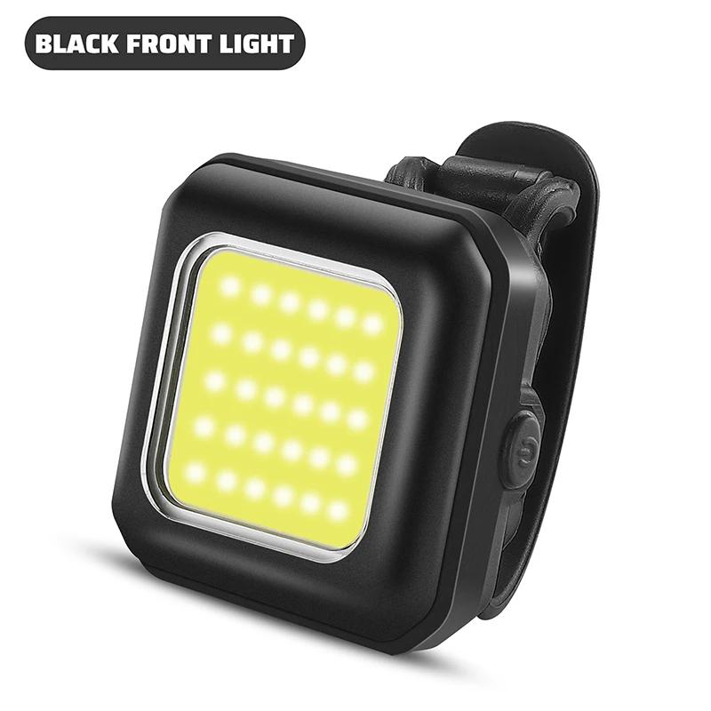 West biking luz da bicicleta aviso de segurança luzes traseiras dianteiras tipo-c carregamento usb lanterna traseira da bicicleta farol acessórios de ciclismo - Image 1
