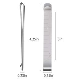 Aço inoxidável Costura Clipes, Hemming Clips, Medição Régua, Quilting Suprimentos, Tecido Clips, DIY Ferramentas De Costura, 20Pcs - Image 5
