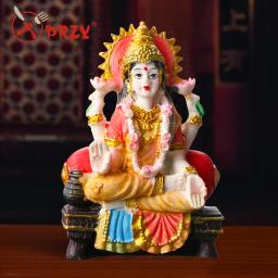 Przy ts0015 molde de silicone deusa asiática mulher escultura de argila fazendo molde de vela mãe laxmi ídolo moldes de resina de argila de lótus - Image 2