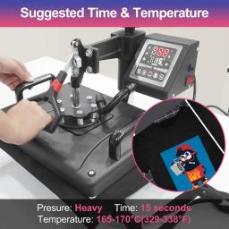 10-50 folhas de papel a4 para transferência de calor por sublimação, impressão de íon em tecido, copo de roupas, camiseta, artesanato diy para impressora jato de tinta - Image 5