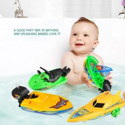 1pc velocidade barco navio vento acima brinquedo flutuador na água brinquedos criança clássico relógio brinquedos chuveiro de inverno banho brinquedo para crianças meninos brinquedos - Image 5