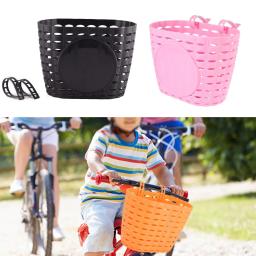 Cesta de bicicleta plástica para crianças, armazenamento de bicicletas, substituição Frame, triciclo Scooter Baby Cart - Image 6
