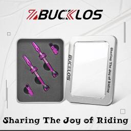 Bucklos válvula sem câmara de ar para bicicleta de estrada, 40/44/55/60/65/80/100mm, liga de alumínio, válvulas sem câmara de ar, f/v, válvula presta, peças de ciclismo - Image 2