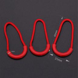 Plástico Zipper Puxa para Roupas, Cord Zip Extrator Clip, Substituição Ends Lock, Acessórios de bagagem, Alta Qualidade, Novo, 10Pcs - Image 2
