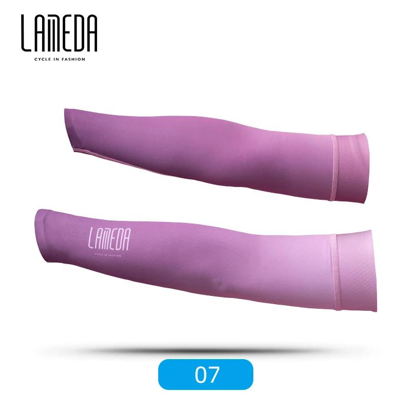 LAMBDA-Aquecedores De Braço De Tecido De Gelo Com Proteção UV, Mangas Respiráveis Para Corrida, Fitness, Basquete, Cotovelo, Esporte, Ciclismo, Aquecedores De Braço - Image 1