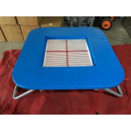 Mini trampolim quadrado profissional para treinamento, ginástica para adulto júnior, 126x126 cm - Image 4