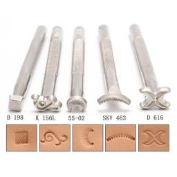 Selos De Cerâmica Para Gravação, Ferramentas De Couro, Aço Inoxidável, Perfurador De Flores, Carimbo Manual De Cerâmica DIY, Conjunto De Moldes De Impressão - Image 4