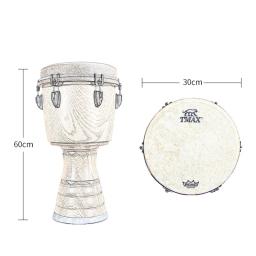 Bungo de tom ajustável para adultos, tambor Djembe profissional, tambor de mão, banda tocando instrumentos de percussão, tambor africano grande, 12 polegadas - Image 6