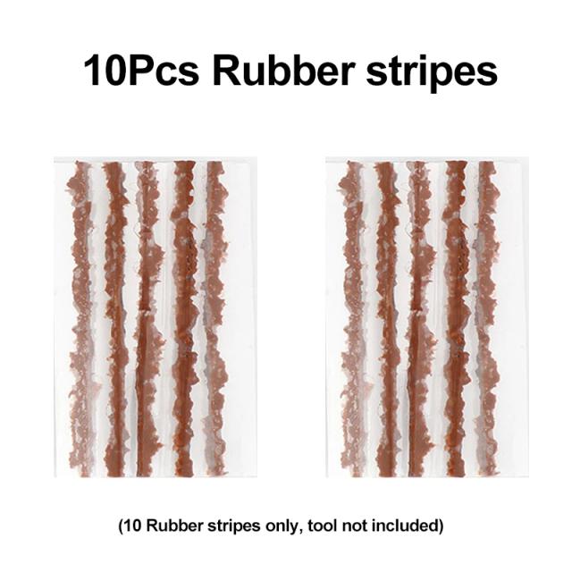 Kit Completo de Reparo de Pneus Tubeless com Selante, Borracha, Brocas e Acessórios para Bicicletas MTB e de Estrada