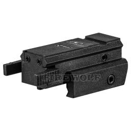 Mira laser tática vermelha e verde, arma recarregável por usb, mira laser para rifle, pistola de airsoft, ponteiro laser de tiro - Image 2