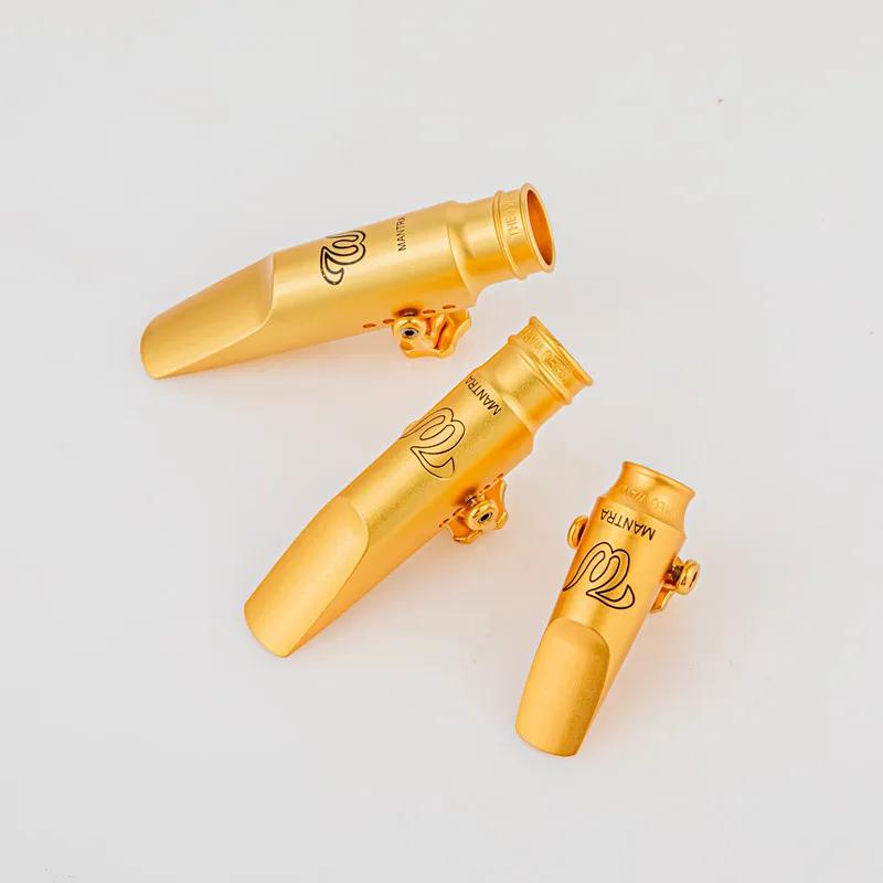 Ilbelin-profissional de metal saxofone bocais, sax bocais, tenor, soprano, alto acessórios, banhado a ouro, tamanho 5, 6, 7, 8, 9 - Image 1