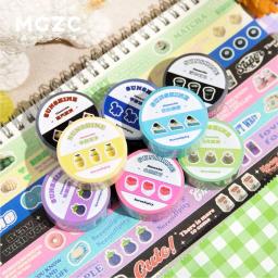 Fita colorida bonita Washi, fita adesiva, adesivo decorativo DIY para artes e ofícios, suprimentos para Scrapbooking, embrulho de Natal - Image 2