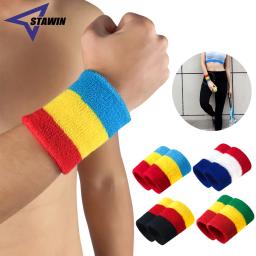1 par de pulso sweatband voleibol corrida cinta de pulso tênis esporte pulseira suporte de fitness suor banda toalha protetor - Image 1