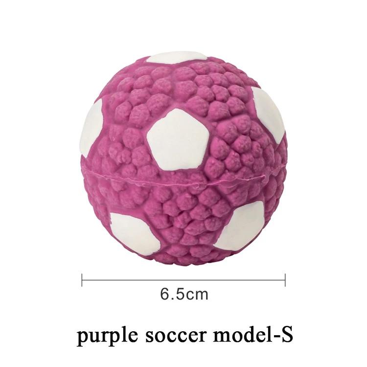 Brinquedo do animal de estimação bola cão jogando brinquedos ativos rolando futebol voleibol para cães dentes brinquedo limpeza vocal interativo brinquedos para animais de estimação suprimentos - Image 1