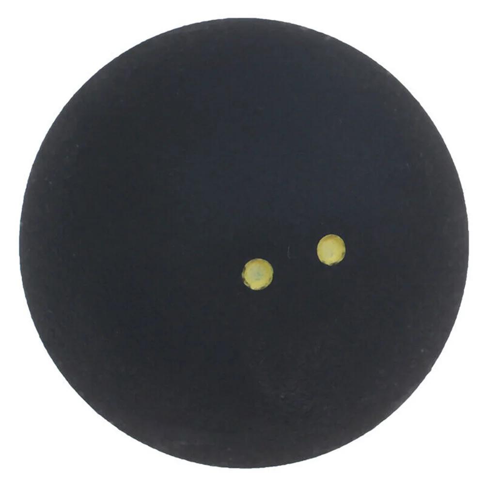 Bola de Squash Profissional com Pequena Elasticidade, Baixa Velocidade, Redonda, Durável, Desportiva, 2 Pontos Amarelos, Baixa Velocidade, Ferramenta de Treino, 4cm - Image 1