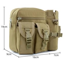 Pacote de cintura tática para homens, saco de cinto, nylon, garrafa d'água, bolsa telefônica, esportes ao ar livre, caça, escalada, camping - Image 5