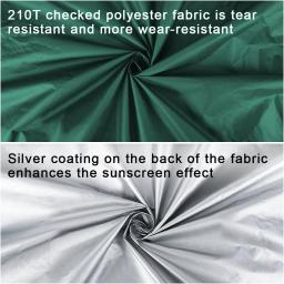 Lightweight Waterproof Camping Tarp, Sombrinha, Proteção UV, Aventura ao ar livre, Caminhadas, Mochila, Tenda de piquenique - Image 4