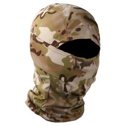 Camuflagem tático balaclava máscara facial completa wargame tático cp militar chapéu de caça bicicleta ciclismo do exército bandana pescoço gaiter - Image 3