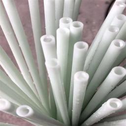Tubo de fibra de vidro branca, tubo de fibra de vidro de 3mm-12mm com comprimento de 500mm, tubo de aço de vidro oco com 10 peças - Image 6
