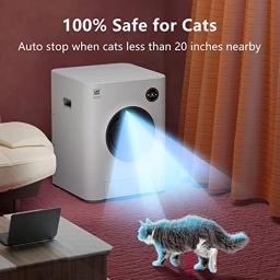 Totalmente fechado automático inteligente gato caixa de areia automático auto limpeza wifi app controle produtos para animais estimação rascador para gato gato - Image 5