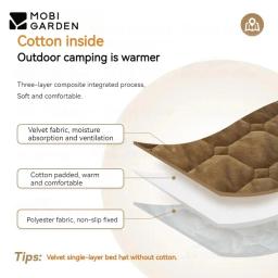 Mobi jardim acampamento almofada de ar colcha capa colchão ao ar livre inflável umidade esteira sujo veludo acessórios acampamento - Image 5