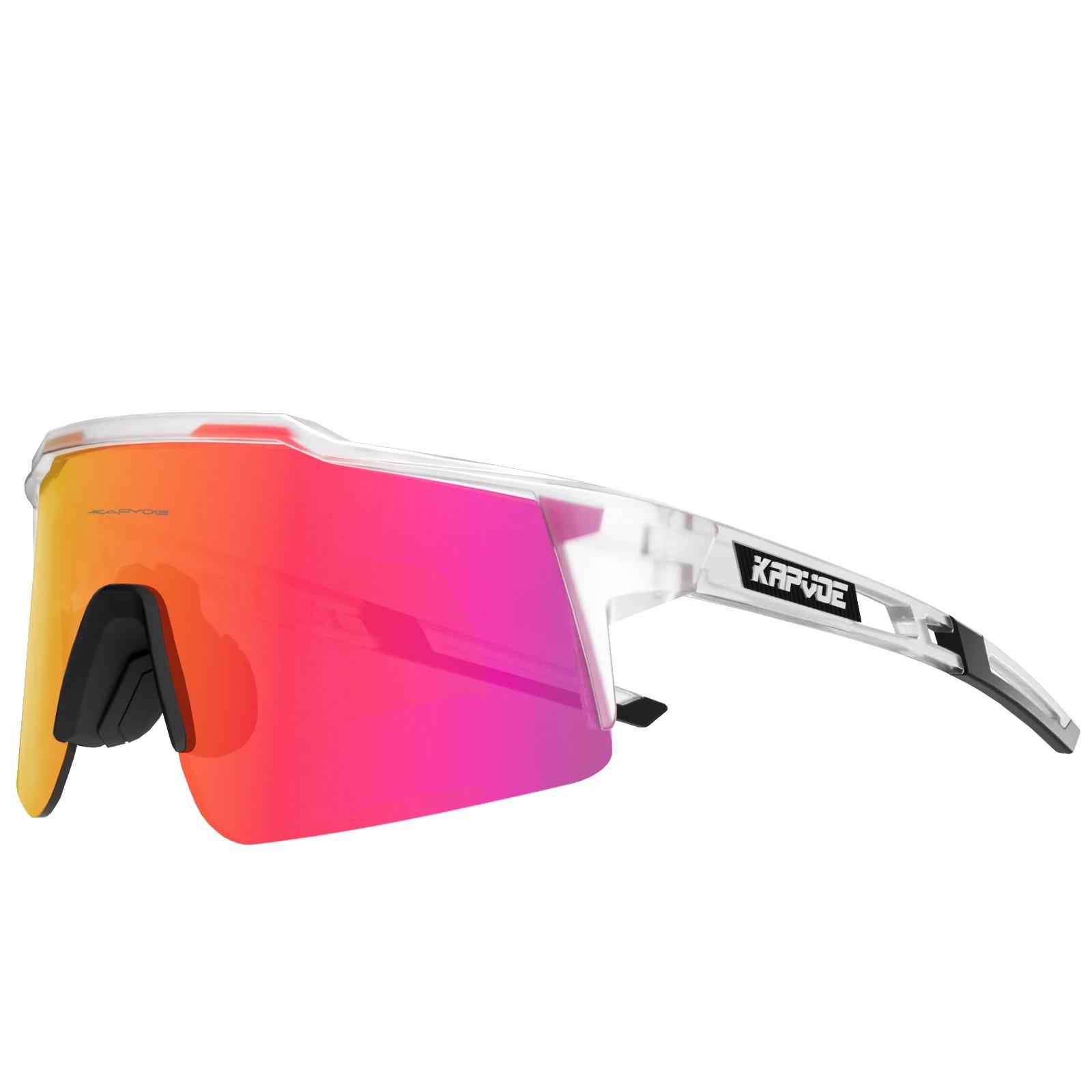 Kapvoe bicicleta ciclismo óculos polarizados ciclismo mtb uv400 mountain men/women óculos de desporto ao ar livre oculos de sol masculino oculos de ciclismo masculino oculos ciclismo feminino - Image 1