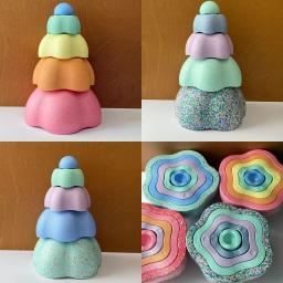 Crianças equilíbrio stapstones brinquedos integração sensorial brinquedos de espuma stapstenenen esportes equilíbrio brinquedos 5 pçs conjunto - Image 1