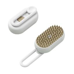 Escova elétrica 3 em 1 para cabelo de cachorro e gato, escova elétrica para limpeza de animais de estimação, spray de vapor, massagem, remoção de pelos, pente anti-voador - Image 6