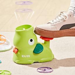 Disco voador lançador de foguetes de ar pires ao ar livre hélice jardim jogo romance crianças brinquedo para criança salto esporte frete grátis - Image 1