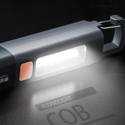 Xiaomi lanterna ao ar livre portátil luz forte foco variável com holofote luzes laterais lanterna recarregável de longo alcance - Image 4