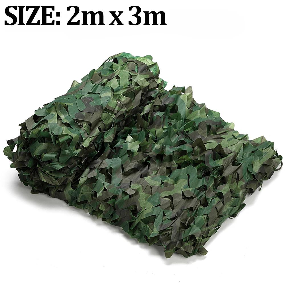 Rede camuflada militar, tenda de treinamento do exército, sombra, acampamento ao ar livre, caça, abrigo, rede, capas de carro, decoração de bar de jardim - Image 1