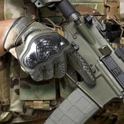 Luvas tácticas de ecrã táctil para homens, desporto, combate, paintball, airsoft, caça, tiro, ciclismo, antiderrapagem, equipamento de protecção - Image 2