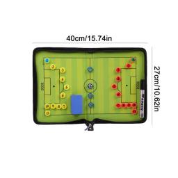 Double Side Erasable Magnetic Futebol Estratégia Board, Prancheta Treinadores, Impermeável, Futebol Habilidades Treinamento - Image 6