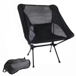Cadeiras de acampamento dobráveis ultraleves, Mochila compacta, Cadeira portátil para caminhadas, pesca, praia, viagens ao ar livre - Image 1