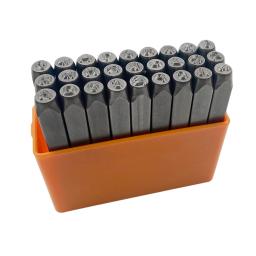 Aço alfabeto letra número lleather selo perfurador conjunto alfabeto artesanato ferramenta de marcação de couro para diy artesanato de couro decoração - Image 1