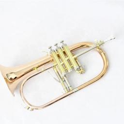 Bb Flugelhorn niquelado, popular, desempenho profissional - Image 2