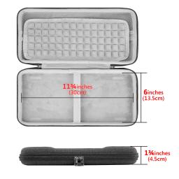 Geekria-Hard Shell Keyboard Case para Logitech MX Keys Mini, portátil, impermeável, sem fio, bolsa de teclado mecânico, acessórios - Image 4