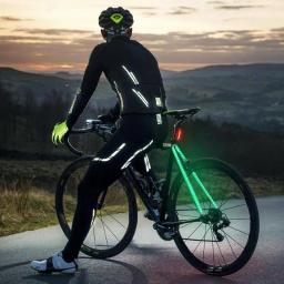 Decorativas luzes LED bicicleta com caixa de bateria, luzes quadrobicicleta, à prova de poeira, impermeável, decorativo - Image 5