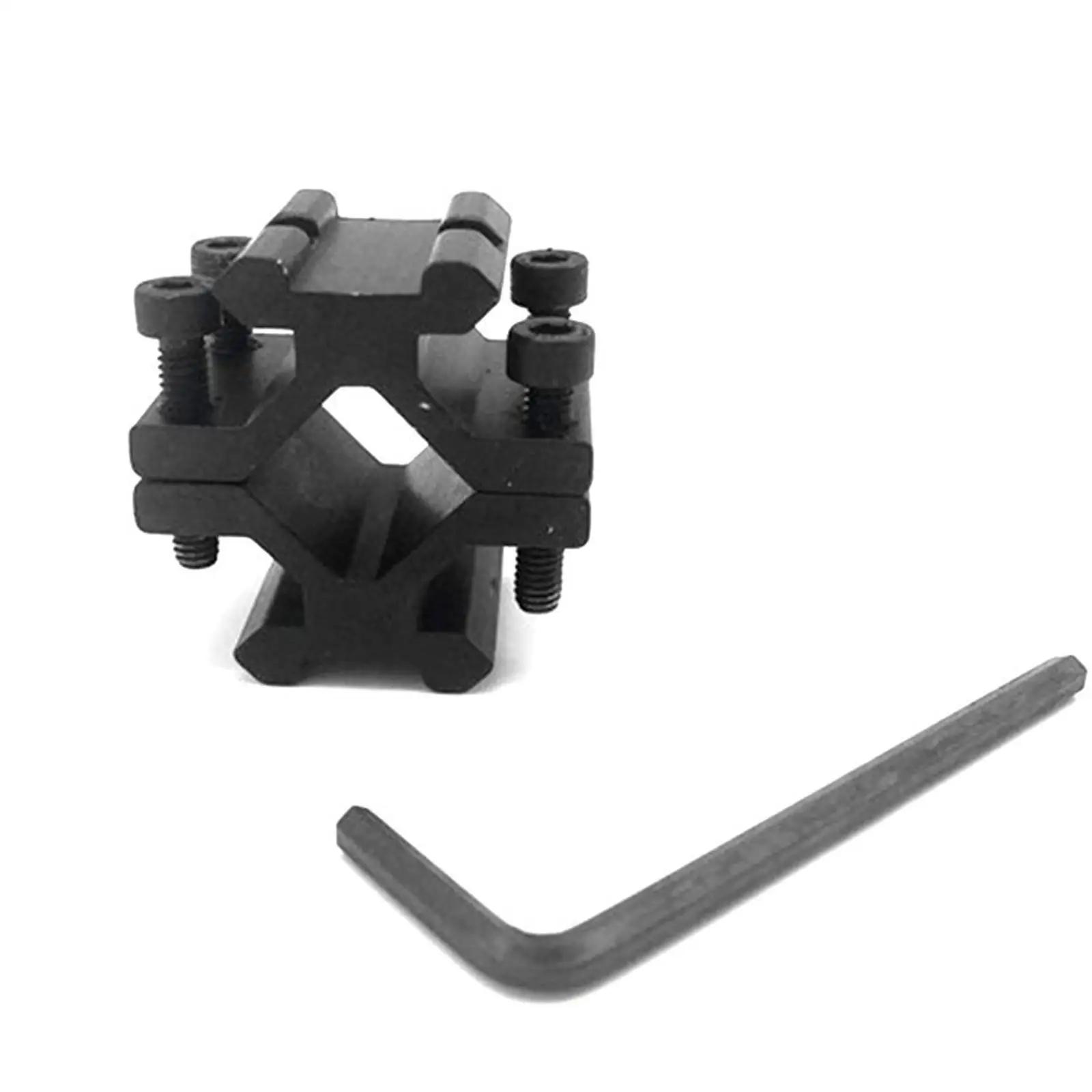 Trilho picatinny universal e ajustável para airsoft, acessórios de caça, trilho, barril, 20mm, se encaixa tubo, braçadeira - Image 1