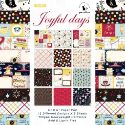 Impressão colorida Scrapbooking Pacotes de Papel, DIY Decopatch Papel, Cartão Making, Scrapbook Artes Artesanato Suprimentos, 6 "x 6", 12 Folhas - Image 3