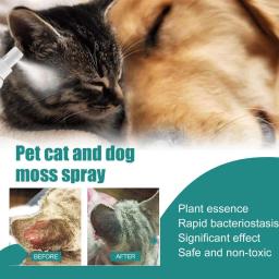 Pet Skin Care Moss Spray para cães e gatos, Spray de Limpeza Pet, Anti-coceira, 30ml - Image 2